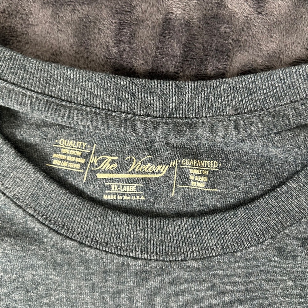 The Victory T-Shirt Mens XXL Gray Ohio State 2014 National Champions Go Bucks - Picture 4 of 6
